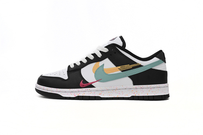 Men's Dunk Low Black/White Shoes 0368 Men's Dunk Low Black/White Shoes 0368